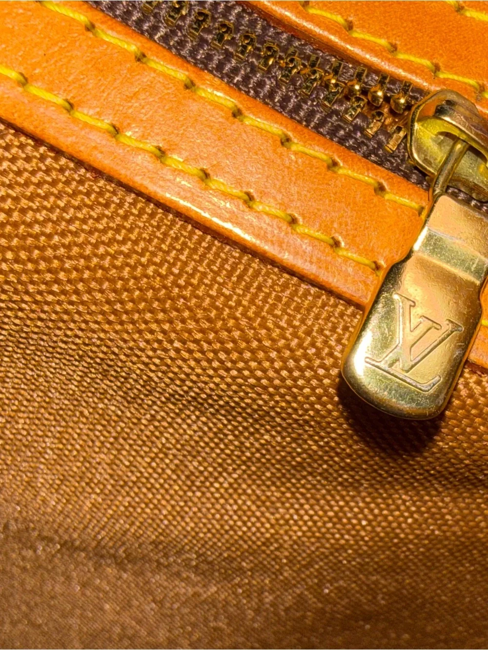 Louis Vuitton Monogram Canvas Messenger in Brown with Tan Trim